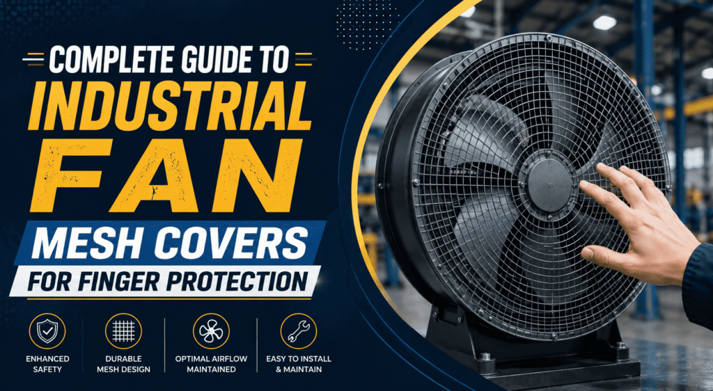 Industrial fan mesh covers