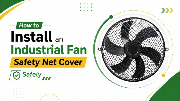 How to Install an Industrial Fan Safety Net Cover Safely